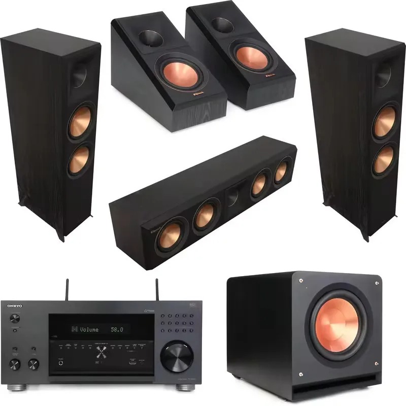 Home Cinema Onkyo 5.1 - Affordable Sales NEW Klipsch RP-8000F II