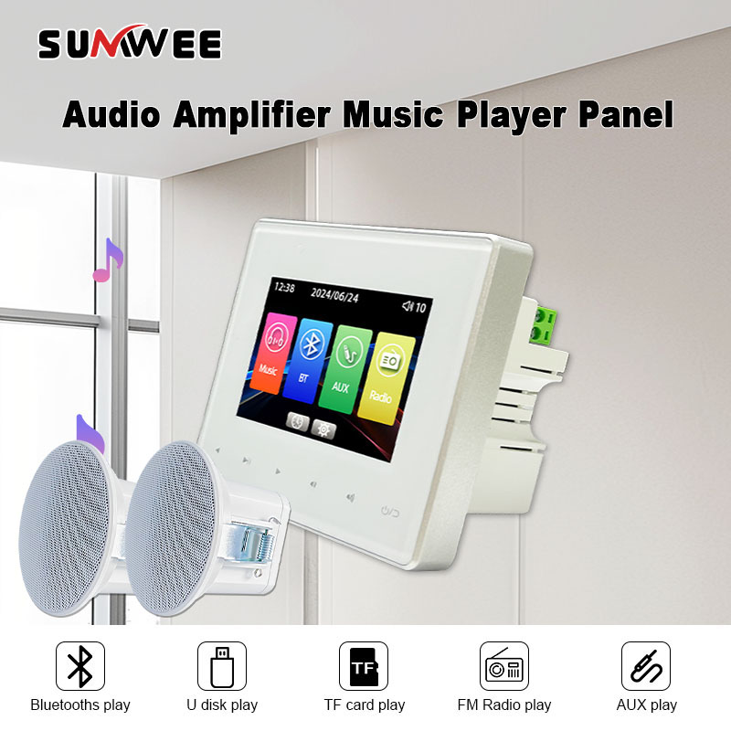 Home Cinema Bluetooth - Home Audio Wall Music Panel Hotel