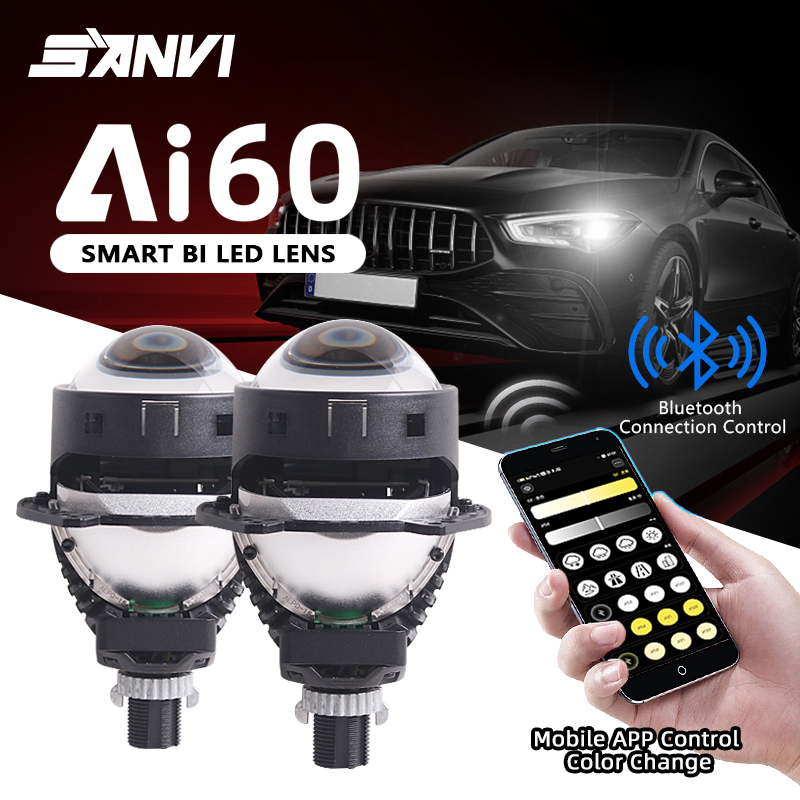 Projector Lamp Replacement - NEW SANVI Ai60 Car Bi LED