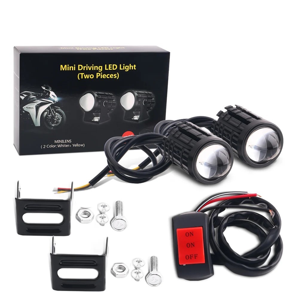 Projector Lamp Replacement - Universal Motorcycle LED Headlight Projector Lens