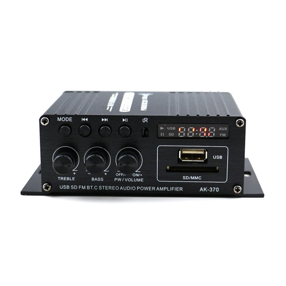 AK-370 Bluetooth Amplifier Pow - Home Cinema Bluetooth 评论和价格