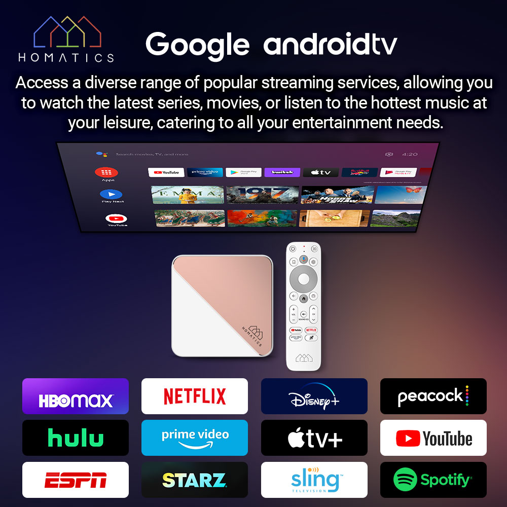 HOMATICS Box R 4K Plus TV Box  - Home Cinema Dolby Atmos 评论和价格