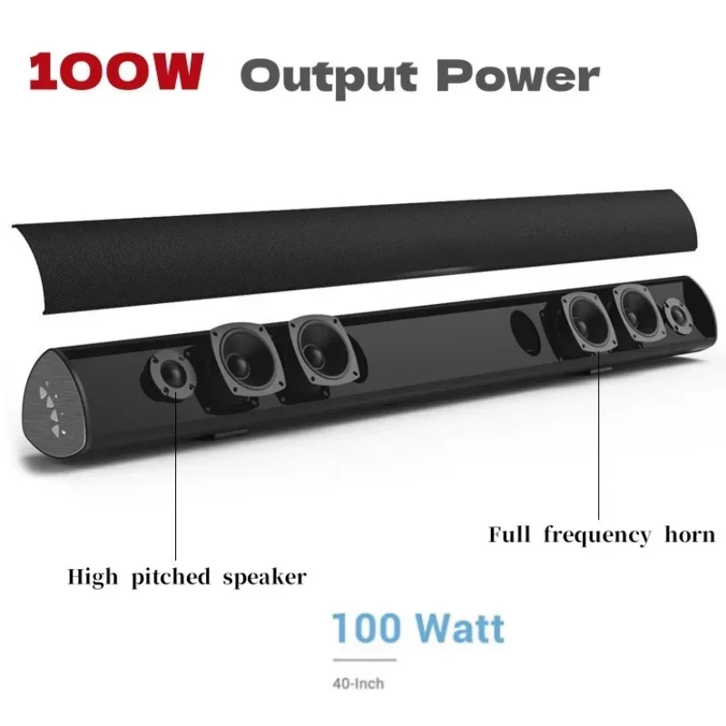 Powerful TV Soundbar Wired 100 - Home Cinema Of Soundbar 评论和价格