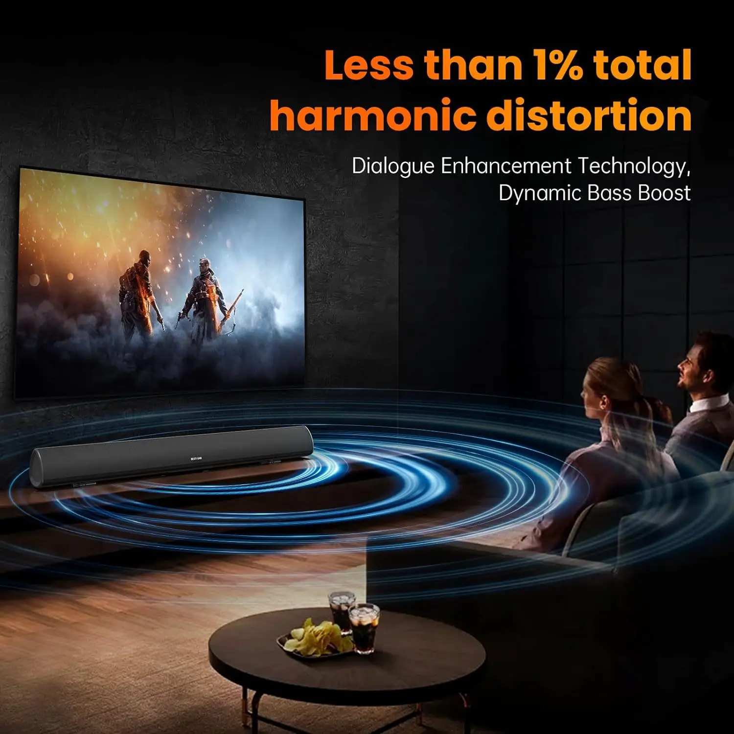 Powerful TV Soundbar Wired 100 - Home Cinema Of Soundbar 评论和价格