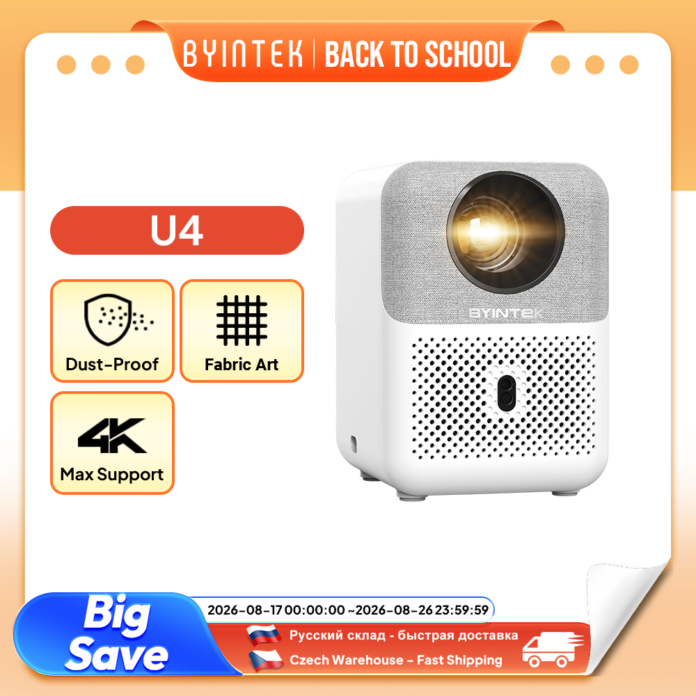 BYINTEK Full HD Mini Projector - Home Cinema Bluetooth 评论和价格