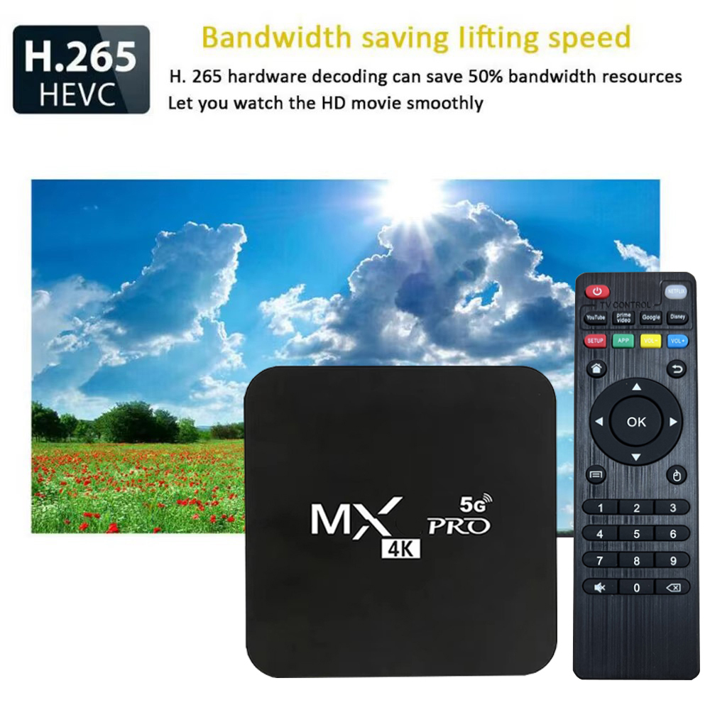 MX-Pro Smart TV Box 4K HD Andr - Home Cinema Dolby Atmos 评论和价格