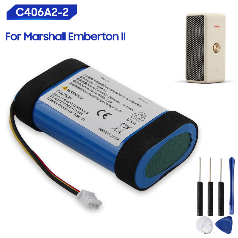 Replacement Battery C406A2-2 F - Home Cinema Marshall 评论和价格