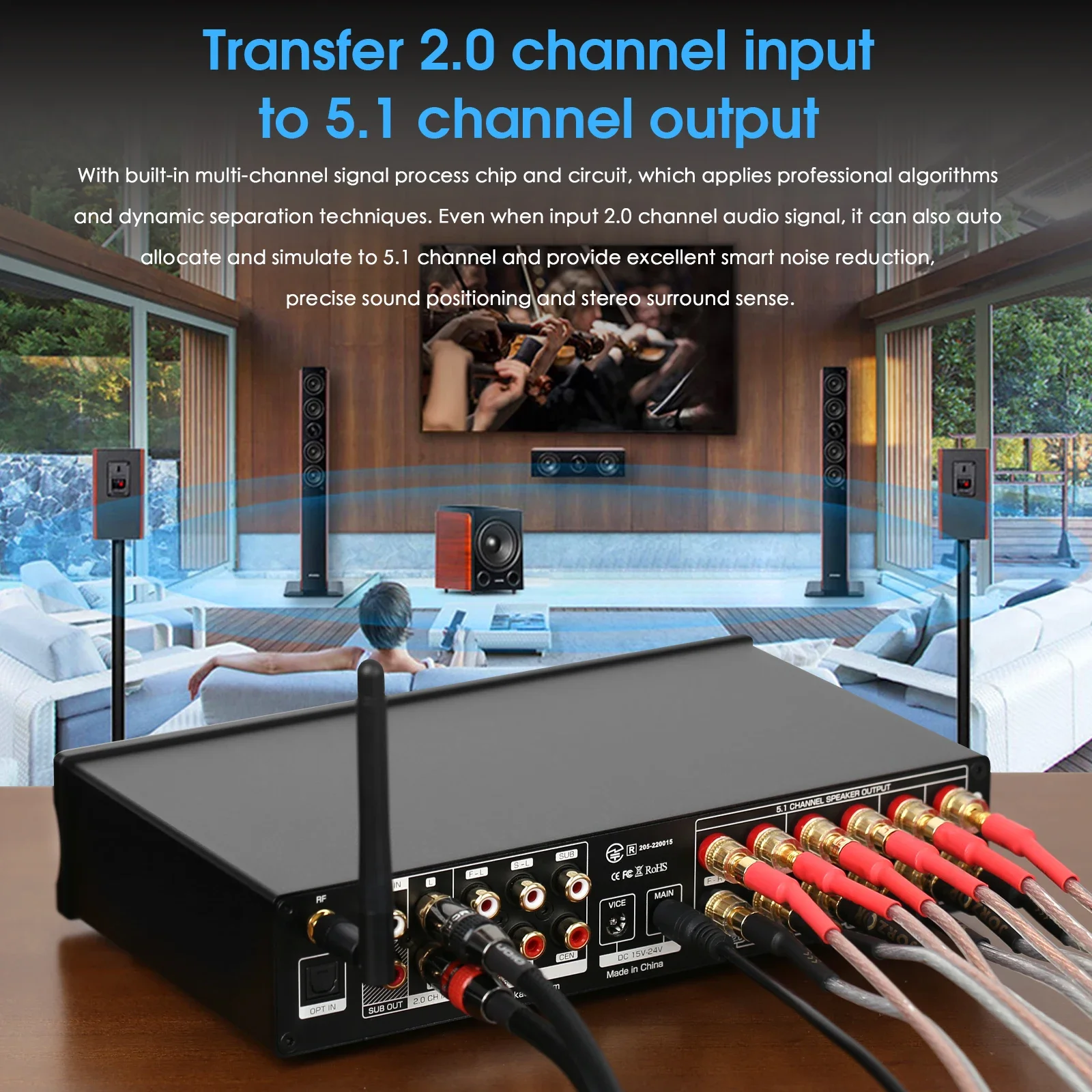 Douk Audio 5.1 Channel Digital - Home Cinema Onkyo 5.1 评论和价格