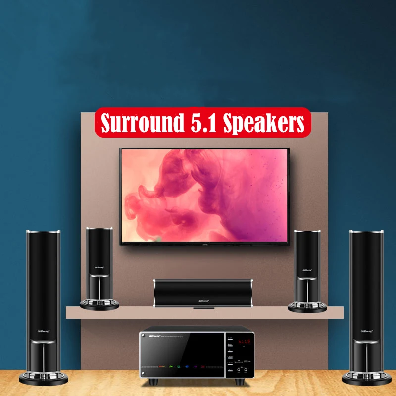 1000W high-power  caixa de som - Home Cinema Onkyo 5.1 评论和价格