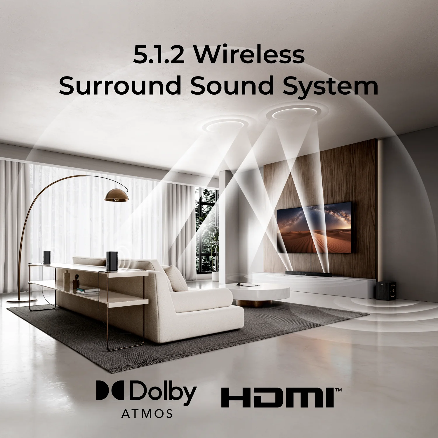 X40 5.1.2ch Wireless Surround  - Home Cinema Dolby Atmos 评论和价格