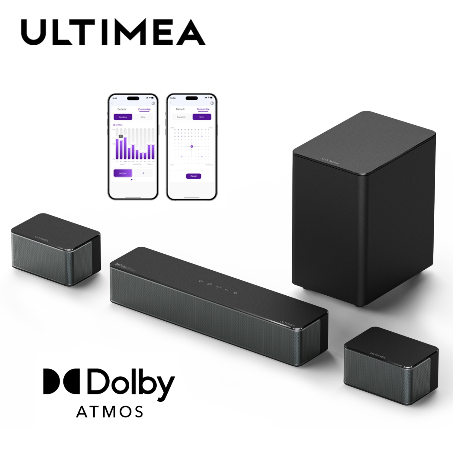 ULTIMEA Poseidon M4T Soundbar  - Home Cinema Dolby Atmos 评论和价格
