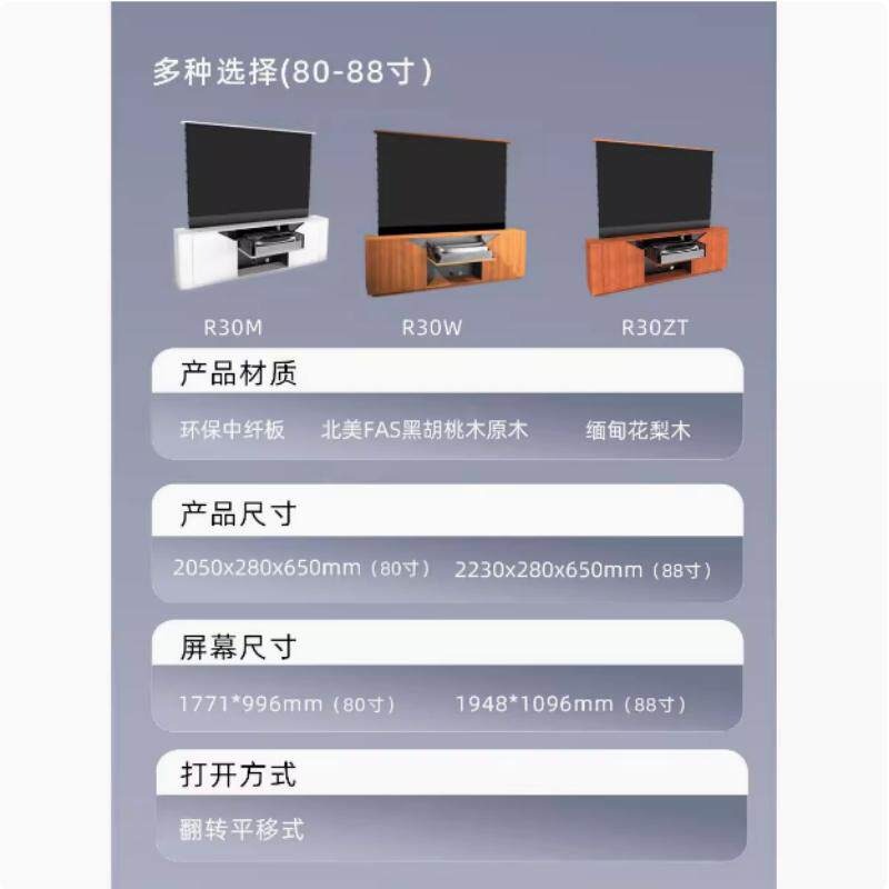 Shunhe, Disheng Screen R30 Inv - Home Cinema Hisense 评论和价格