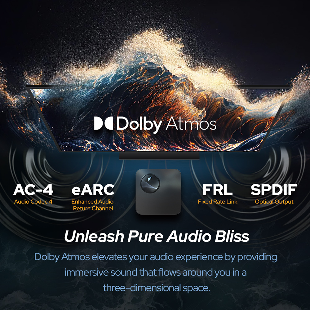 RockTek GX1 UHD Google TV 14 B - Home Cinema Dolby Atmos 评论和价格