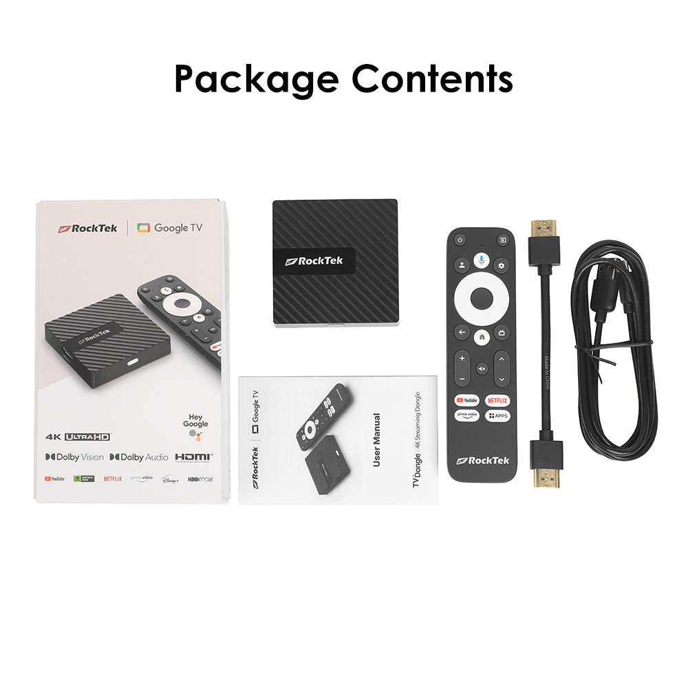RockTek GB1 TV Dongle Netflix  - Home Cinema Dolby Atmos 评论和价格